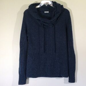Columbia Navy Blue Cowl Neck Sweater